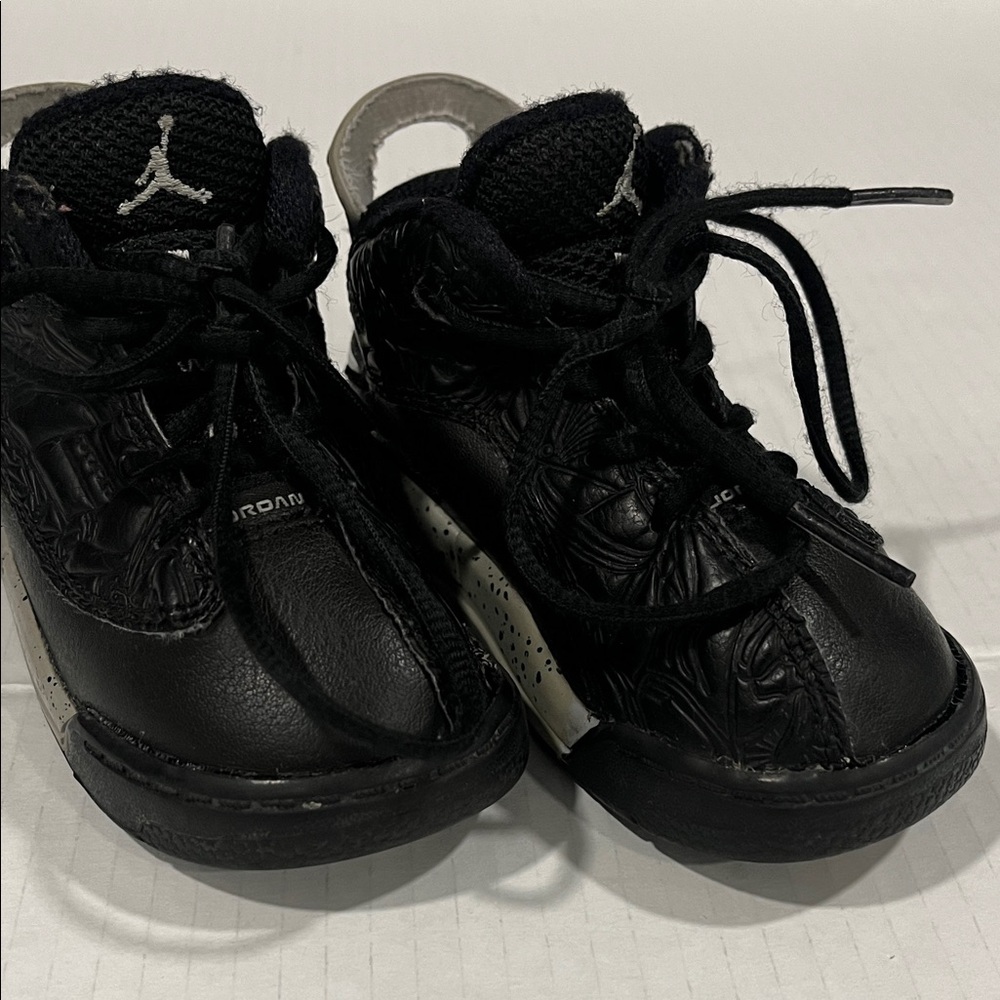 Jordan Kids Black Sneakers with White Details